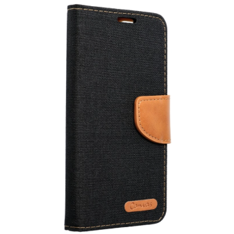 Diárové puzdro na Samsung Galaxy A10 A105 Canvas čierne