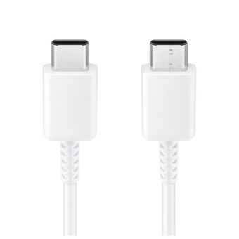 Kábel Samsung EP-DA705BWE, USB-C na USB-C, 3A, 1m, biely (Blister)
