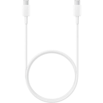 Kábel Samsung EP-DA705BWE, USB-C na USB-C, 3A, 1m, biely (Blister)