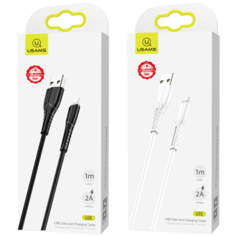 Kábel USAMS Lightning  SJ364 U35 biely (EU Blister)