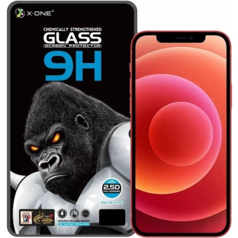 Tvrdené sklo na Apple iPhone 11/XR X-ONE Full Cover Extra Strong Matte 9H Full Glue čierne