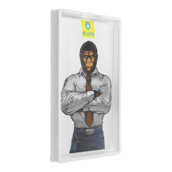 Tvrdené sklo 5D na Apple iPhone 12 Pro Max Mr. Monkey čierne (Strong HD)