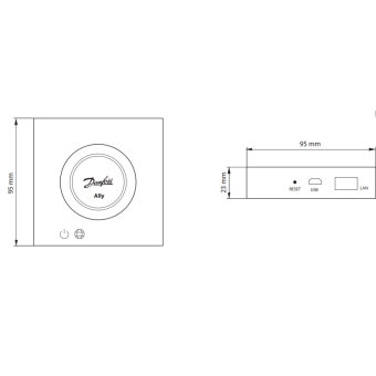 Riadiaci systém Danfoss Ally  ZigBee