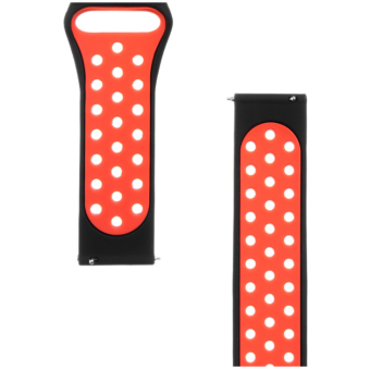 Náhradný remienok Tactical 701 Double 20 mm čierno-červený