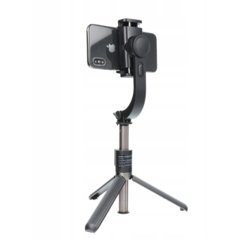 Selfie tyč so statívom a diaľkovým ovládaním Bluetooth Gimbal stabilizátor SSTR-L08 čierna