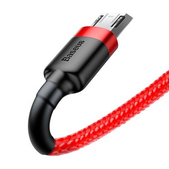 Kábel Baseus micro USB Cafule 2A 1m CAMKLF-B09 červený