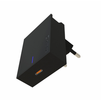 Adaptér USB-C Swissten Power Delivery 20W pre Apple zariadenia čierny