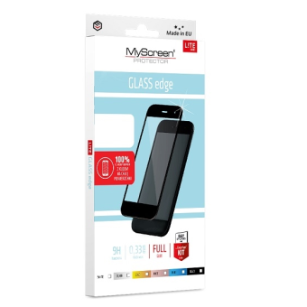 Tvrdené sklo My Screen Lite 9H Full Glue pre Samsung Galaxy A8 A530 celotvárové čierne
