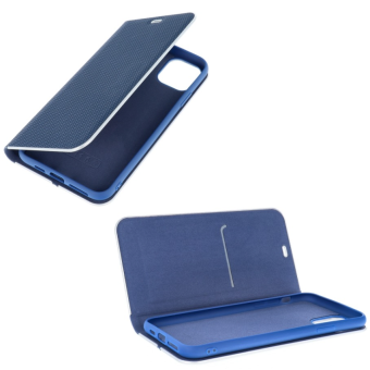 Diárové puzdro na Xiaomi Redmi 9C Forcell Luna Carbon modré