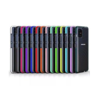 Silikónové puzdro na Samsung Galaxy S21 Plus 5G Spring transparentno-čierne