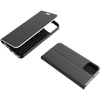 Diárové puzdro na Xiaomi Redmi Note 10 Pro Forcell Luna Carbon čierne