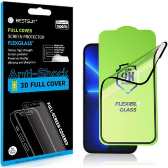 Tvrdené sklo na Samsung Galaxy A32 5G A326 Bestsuit Flexible Hybrid Full Glue 5D 9H celotvárové čierne