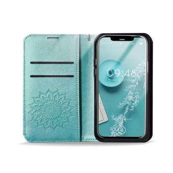 Diárové puzdro na Samsung Galaxy A32 5G MEZZO mandala zelené