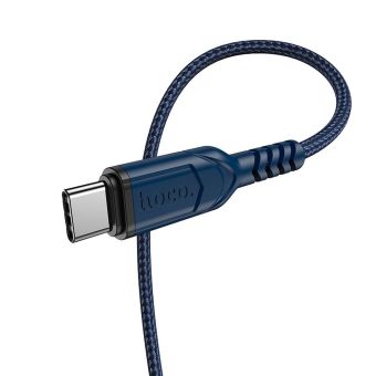 Kábel HOCO Victory X59, USB na USB-C 3A, 1m, modrý