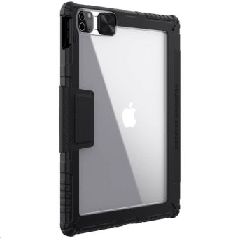 Diárové puzdro na Apple iPad 12.9 2020/2021/2022 Nillkin Bumper Pro Protective Stand čierne