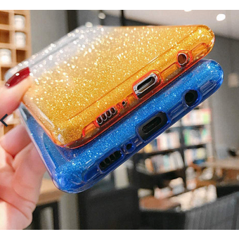 Silikónové puzdro na Xiaomi Redmi Note 10/Note 10 Pro Shine Bling ružové