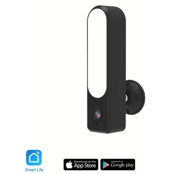 Bezpečnostná smart kamera so svetlom IP65 iQtech Smartlife R9820-D5B, Wi-Fi IP