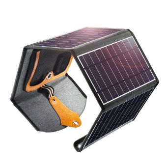 Solárna nabíjačka Solar Panel Choetech SC005 22 W 2x USB 5 V čierna