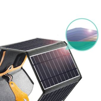 Solárna nabíjačka Solar Panel Choetech SC005 22 W 2x USB 5 V čierna