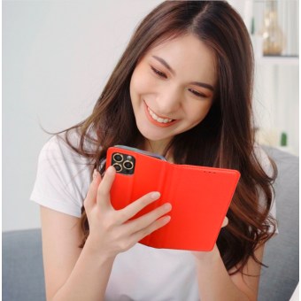 Diárové puzdro na Samsung Galaxy A22 5G A226 Smart Book červené 