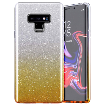 Silikónové puzdro na Huawei P Smart 2021 Bling Shine strieborno-zlaté
