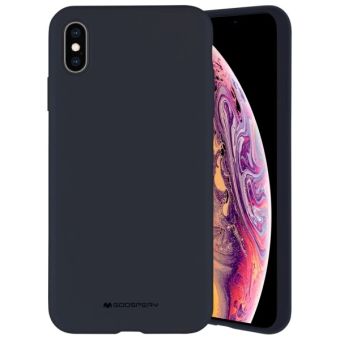 Silikónové puzdro na Apple iPhone 13 Mercury Silicone modré