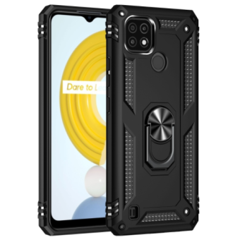 Odolné puzdro na Realme C21 Ring Armor čierne