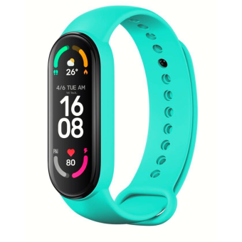 Náhradný remienok na Xiaomi Mi Band 6 Rhinotech Strap Tea tyrkysový 