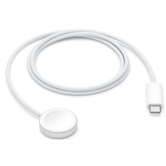 Nabíjací kábel Tactical na Apple Watch 1/2/3/4/5/6/SE/7 USB-C biely