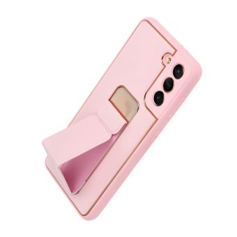 Silikónové puzdro na Apple iPhone 7/8/SE 2020 Forcell Kickstand ružové