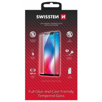 Tvrdené sklo na Huawei Y5 2019/Honor 8sSwissten Frame 9H celotvárové čierne