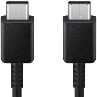Kábel Samsung EP-DX310JBE, USB-C na USB-C 3A, 1.8m, čierny (Blister)