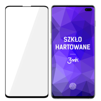 Tvrdené sklo na Samsung Galaxy S10 Plus 3MK Hard Max čierne 