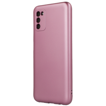 Silikónové puzdro na Motorola Moto E30/E40 Metallic ružové