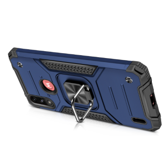 Odolné puzdro na Motorola Moto E7 Power/E7i Power Ring Armor modré
