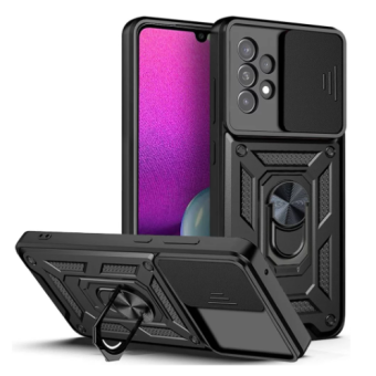 Odolné puzdro na Xiaomi Redmi Note 11/11S Tech-protect Camshield Ring Armor čierne