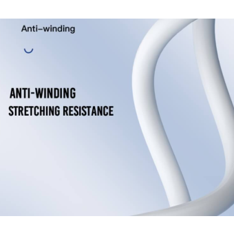 Kábel XO Colorful NB212, USB-A na Lightning, 2.1A, 1m, biely