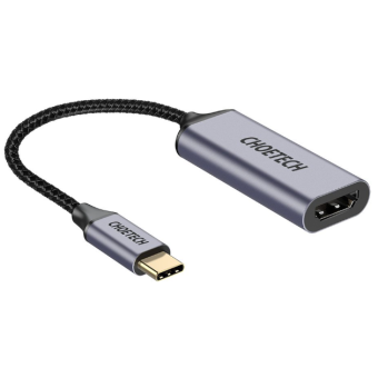Adaptér Choetech USB-C na HDMI 4K 60 Hz sivý