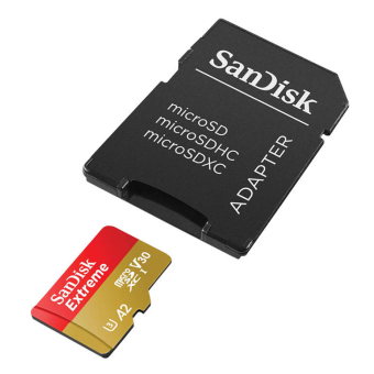 SanDisk Extreme microSDXC 128GB 190/90 MB/s UHS-I U3 + adaptér