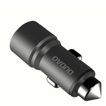 Autonabíjačka Dudao 2xUSB 3.1A šedá