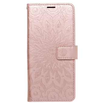 Diárové puzdro na Apple iPhone 14 Forcell MEZZO mandala ružovo-zlaté