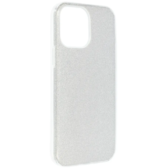 Silikónové puzdro na Apple iPhone 14 Pro Forcell Shining strieborné