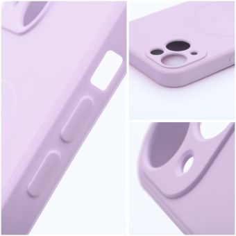 Silikónové puzdro na Apple iPhone 13 Silicone Mag Cover ružové