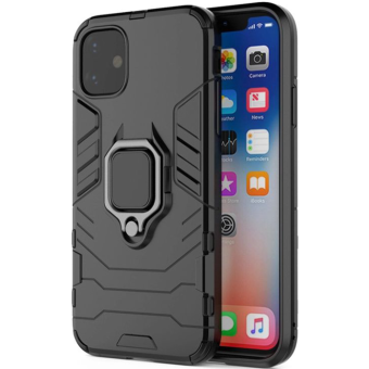 Odolné puzdro na Apple iPhone 14 Pro Max Ring Armor Rugged čierne