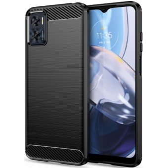 Silikónové puzdro na Motorola Moto E22/E22i Tech Protect Carbon čierne