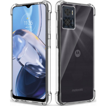 Silikónové puzdro na Motorola Moto E22/E22i Tech Protect Flexair transparentné