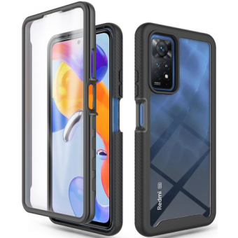 Odolné puzdro na Xiaomi Redmi Note 11 Pro LTE/5G Tech-Protect Full Body Defense 360 čierne