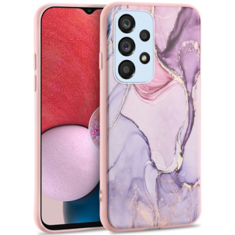 Plastové puzdro na Samsung Galaxy A13 A135 Tech Protect TPU marble 2