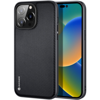 Plastové puzdro na Apple iPhone 14 Pro Dux Ducis Fino Nylon čierne