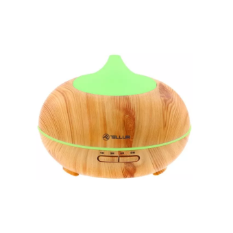 Inteligentný zvlhčovač vzduchu a aroma difuzér Tellur WiFi Smart, 300 ml, LED, hnedý